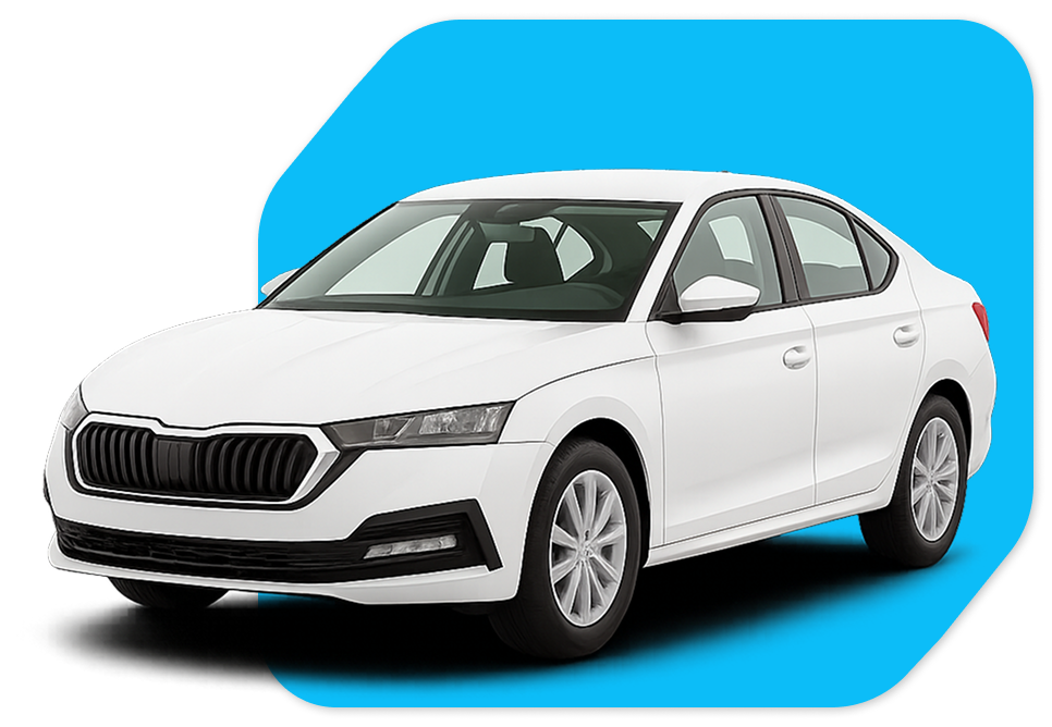 Biele auto Škoda na predaj